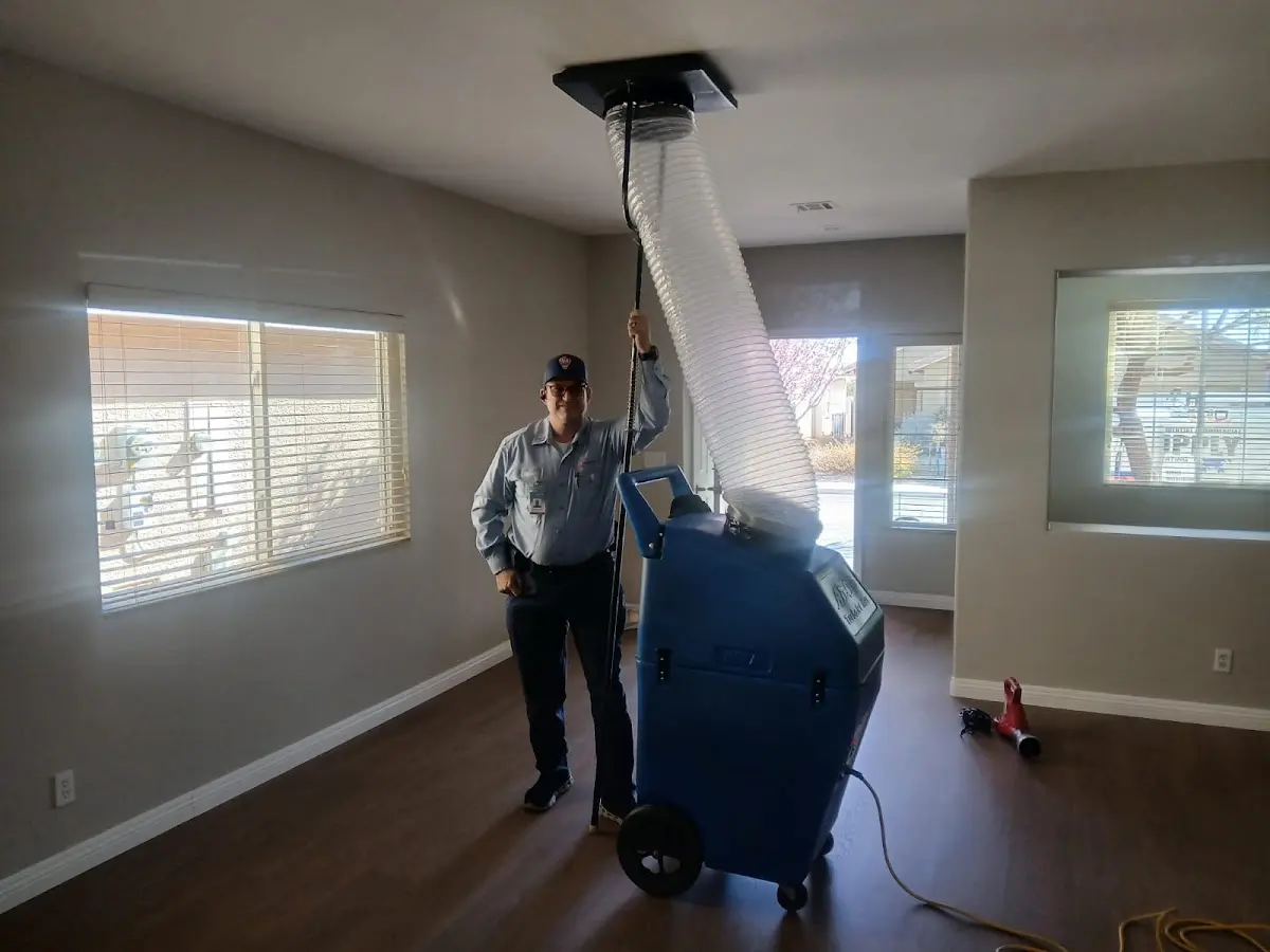 Professional Dryer Vent Cleaning work inside a Navasota home